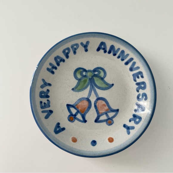 M.A. Hadley 4” Coaster - Happy Anniversary - Picture 1 of 3